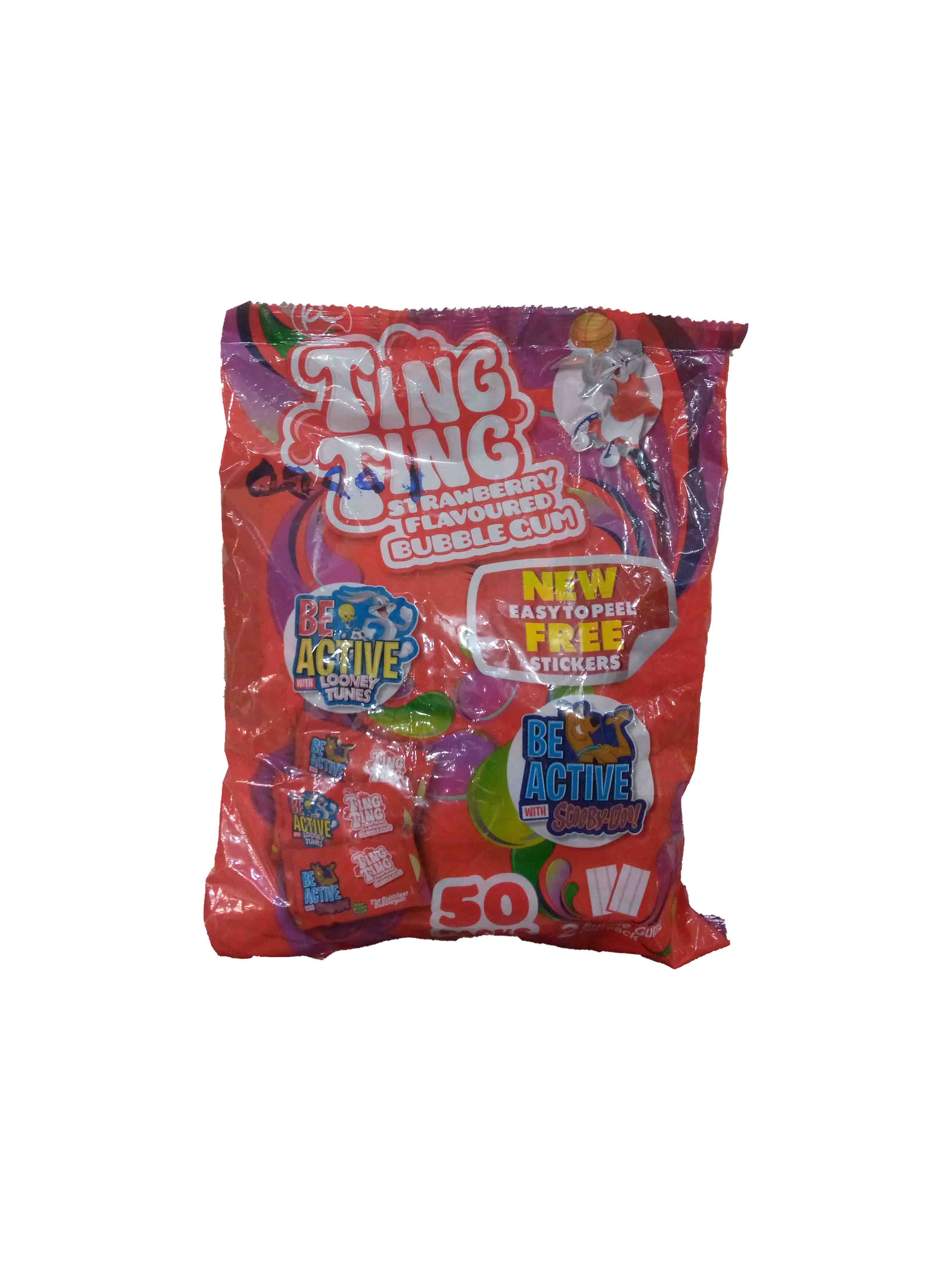 Ting Ting Strawberry Flavored Bubblegum