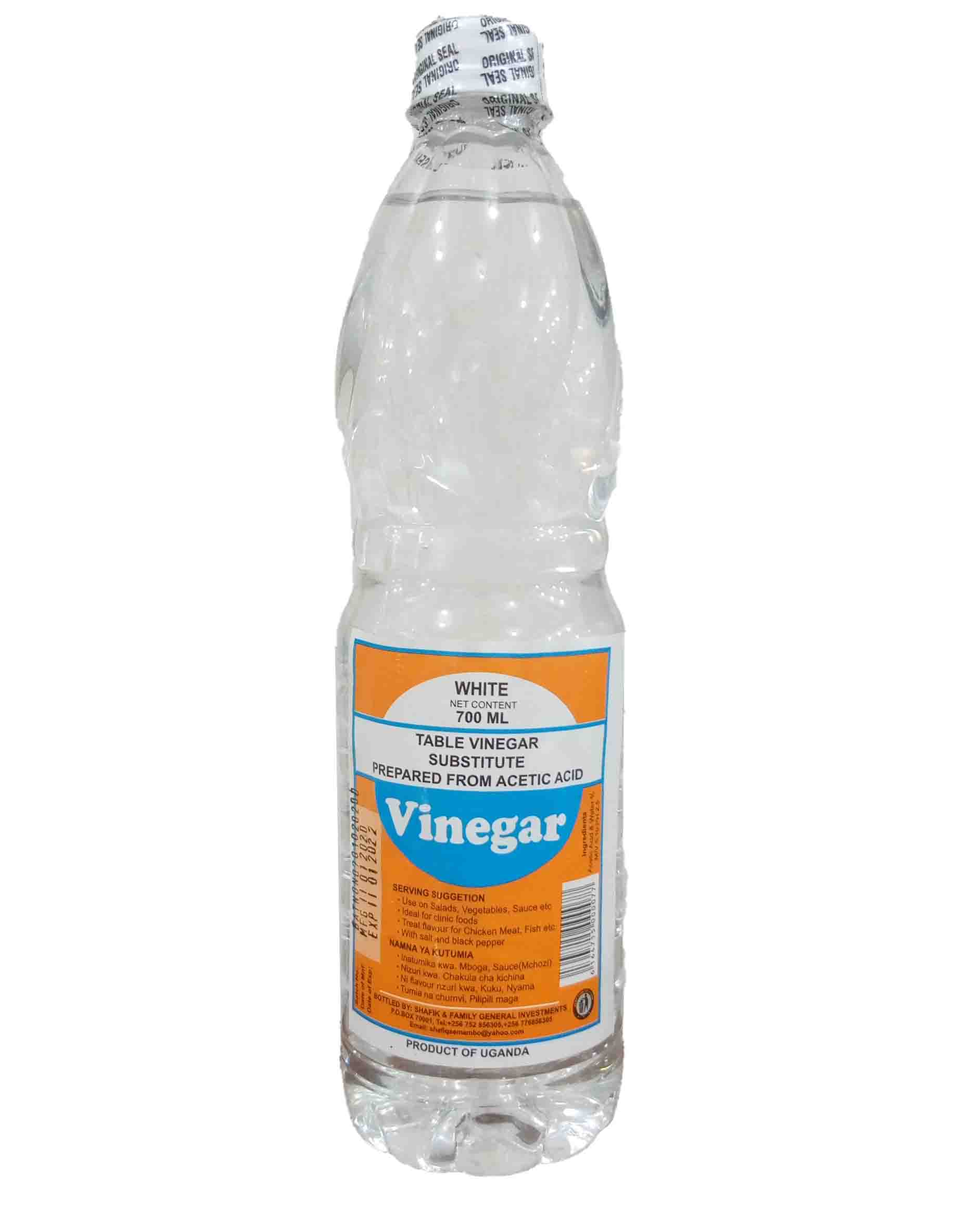 Table vinegar substitute prepared from acetic acid